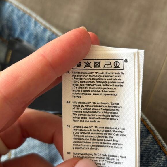 Maje Wide Leg Jeans Beaded Embellishment FR 40 US L - Picture 12 of 12